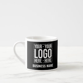 Custom Business Logo Corporate Company Modern Cool Espressotasse