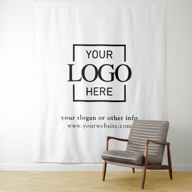 Custom Business Logo Corporate Event Backdrop Wandteppich (Beispiel)