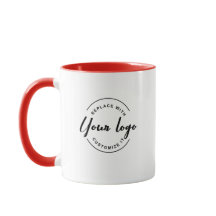 Custom Business Logo Corporate Red black white