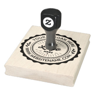 Custom Business Logo Gummistempel