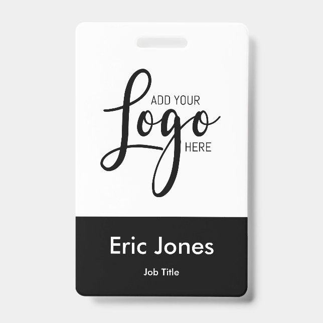 Custom Business LOGO Mitarbeiter ID Ba. Ausweis (Vorderseite)