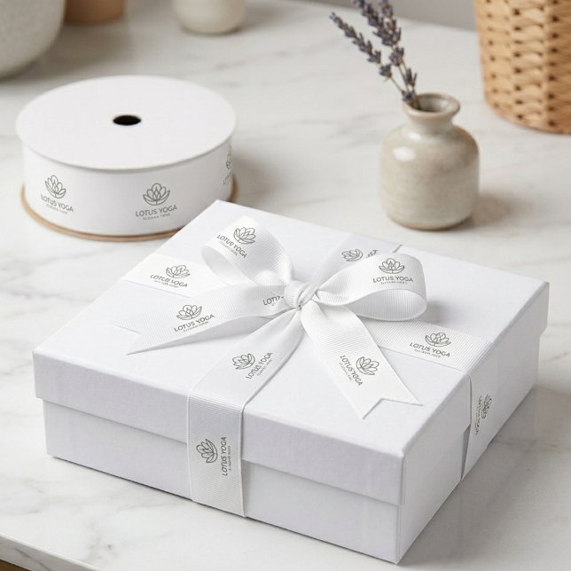 Custom Business Logo Packaging  Ripsband (Custom Business Logo Packaging Grosgrain Ribbon)