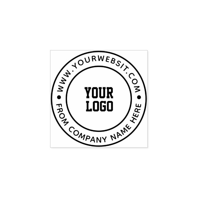 Custom Business Logo Rubber | Personalized Company Gummistempel (Prägung)