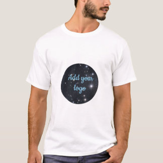 Custom Business Logo T-shirt With QR code