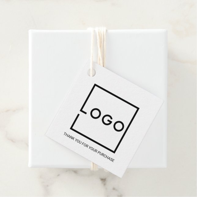 Custom Business Logo Thank You Geschenkanhänger (Beispiel)