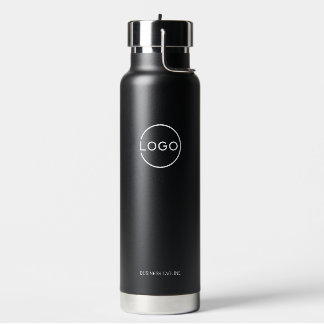Custom Business Logo with Custom Text Trinkflasche