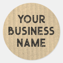 "Custom Business Name Kraft Paper Gerecycelt Class