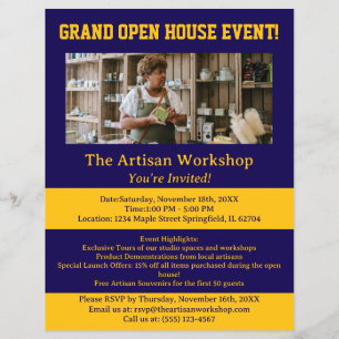 Custom Business Open House Flyer