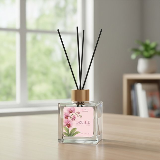 Custom Business Sticker for Orchid Reed Diffuser (Von Creator hochgeladen)