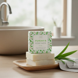 Custom Business Sticker for Pandan Handmade Soap
