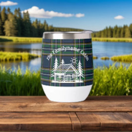 Custom Cabin Wine Tumbler mit thermischer Isolieru