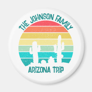 Custom Cactus Sunset Arizona Wüstenreise Magnet