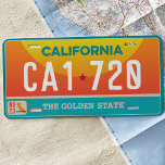 Custom California Sunset US Nummernschild<br><div class="desc">Custom California Sunset License Plate</div>