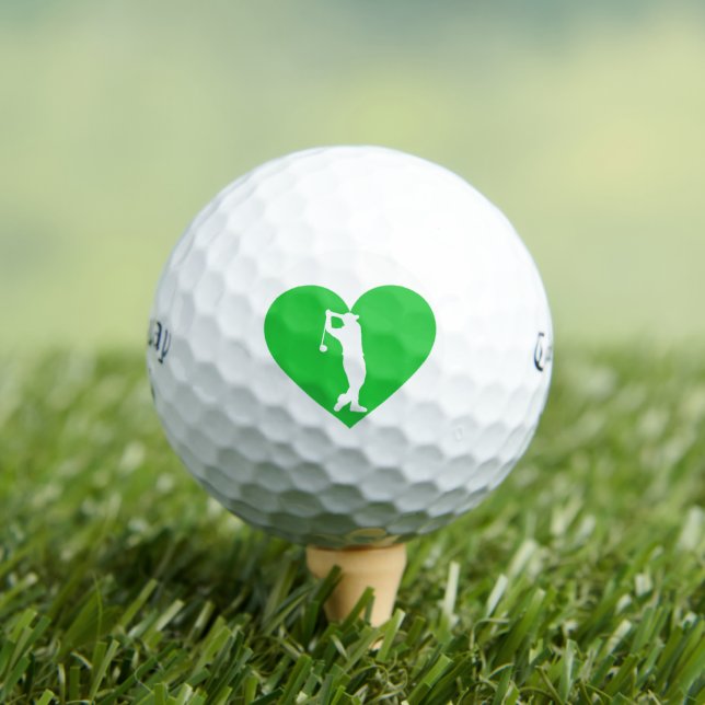Custom Callaway Soft Golf Balls - I Love Golf Golfball (Insitu T-Shirt)