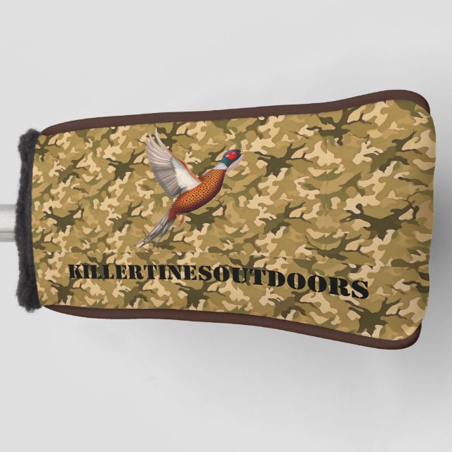 custom camo putter cover. golf headcover (Vorderseite)