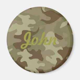 Custom Camouflage Magnet