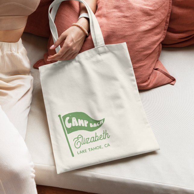 Custom Camp Bach Bachelorette Mountain Gefallen Tragetasche (Von Creator hochgeladen)