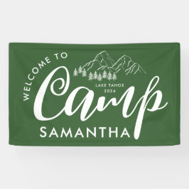 Custom Camp Bachelorette Party Moderne Rustikal Banner