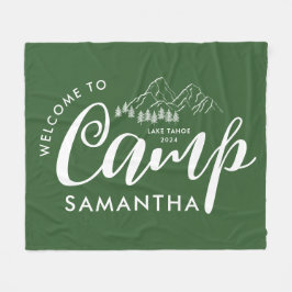 Custom Camp Bachelorette Party Moderne Rustikal Fleecedecke