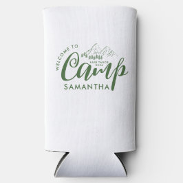 Custom Camp Bachelorette Party Moderne Rustikal Selters Dosenkühler