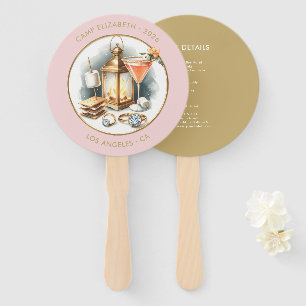 Custom Camp Bride Bachelorette Wochenende Ausflug Fächer