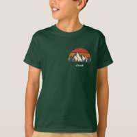 Custom Camper Name Family Wiedersehen Mountain Kid