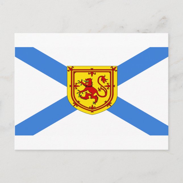Custom Canada NOva Scotia Flag Postkarte (Vorderseite)