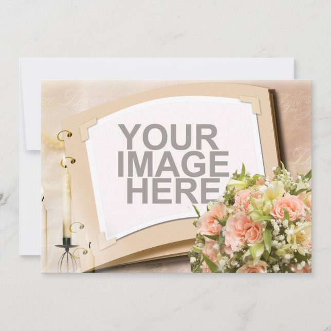 Custom Candle UAWG Elegant Einladung (Vorderseite)