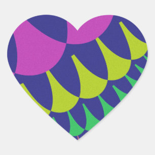 Custom Candy Tart Scales Heart Stickers