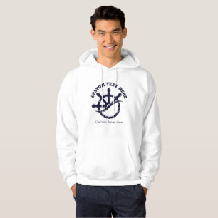 Custom Captain Boat Nautical Gift Hoodie