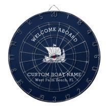 Custom Captain Boat Nautical Ship Logo Navy