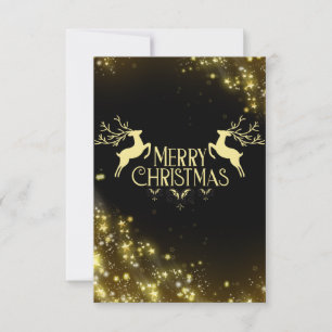 Custom Card 2021 Weihnachts-Rentiergeschenke  RSVP Karte