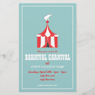 CUSTOM Carnival Event Flyer