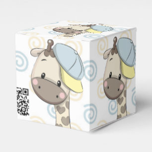 Custom Cartoon Baby Boy Giraffe Geschenkschachtel