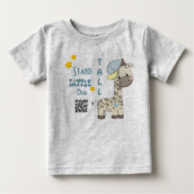 Custom Cartoon Baby Boy Giraffe