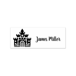 Custom Castle-Themed Briefmarke - Personalisiert Gummistempel
