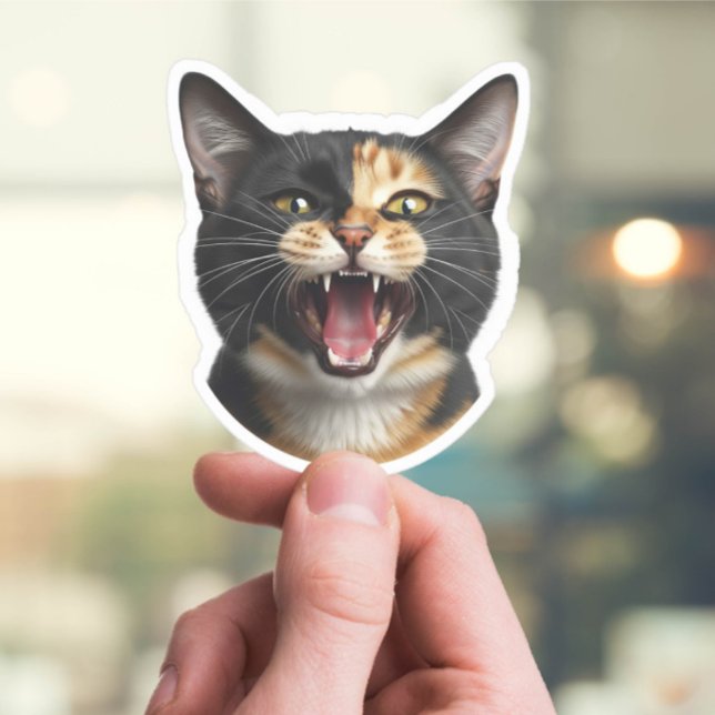 Custom Cat Face Sticker - Funny Personalisiertes F (Von Creator hochgeladen)