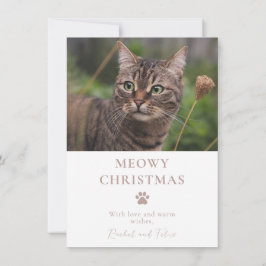Custom Cat Foto Weihnachten