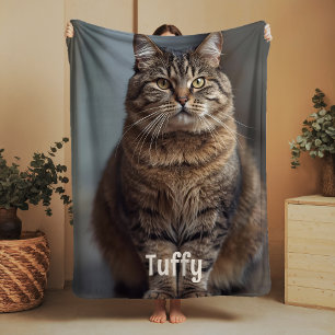 Custom Cat Sherpa Blanket Begleiter Geschenkideen Sherpadecke