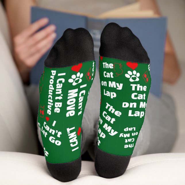 Custom Cat Socks for Cat Lovers! Funny Cat Socks Socken (Unterseite)