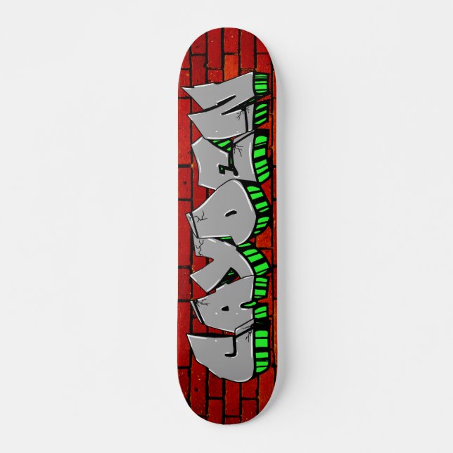 CUSTOM CAYDEN GRAFFITI SKATEBOARD (Vorne)