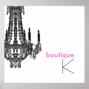 Custom Chandelier Poster