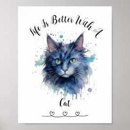 Custom Chat Pet Wall Art Poster