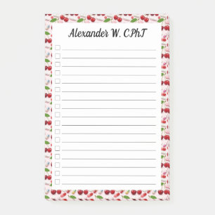 Custom Cherry Pharmacy Tech Karo List Post it Post-it Klebezettel