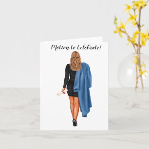 Custom Chic Law School Abschluss Karte