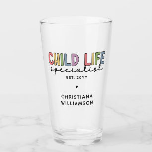 Custom Child Life Specialist CCLS-Geschenk Glas