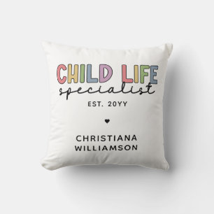 Custom Child Life Specialist CCLS-Geschenk Kissen