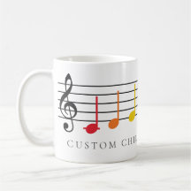 Custom Children Choir Rainbow Musiknoten