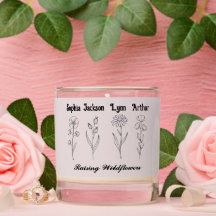 Custom Children Name Wildflower Garden