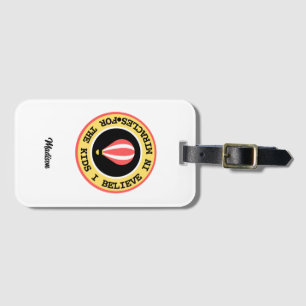 Custom Children's Miracle Network Name Red Yellow Gepäckanhänger